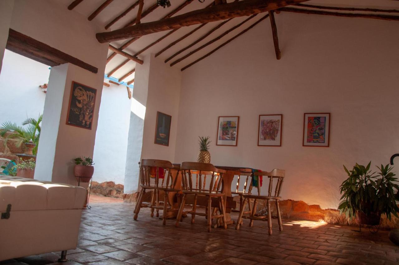 La Juanita Hostel Barichara Eksteriør billede
