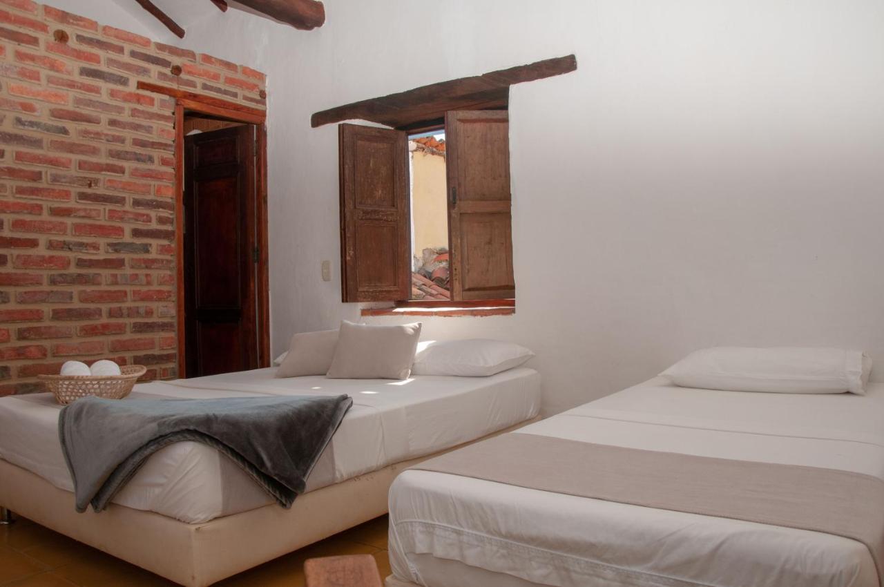 La Juanita Hostel Barichara Eksteriør billede