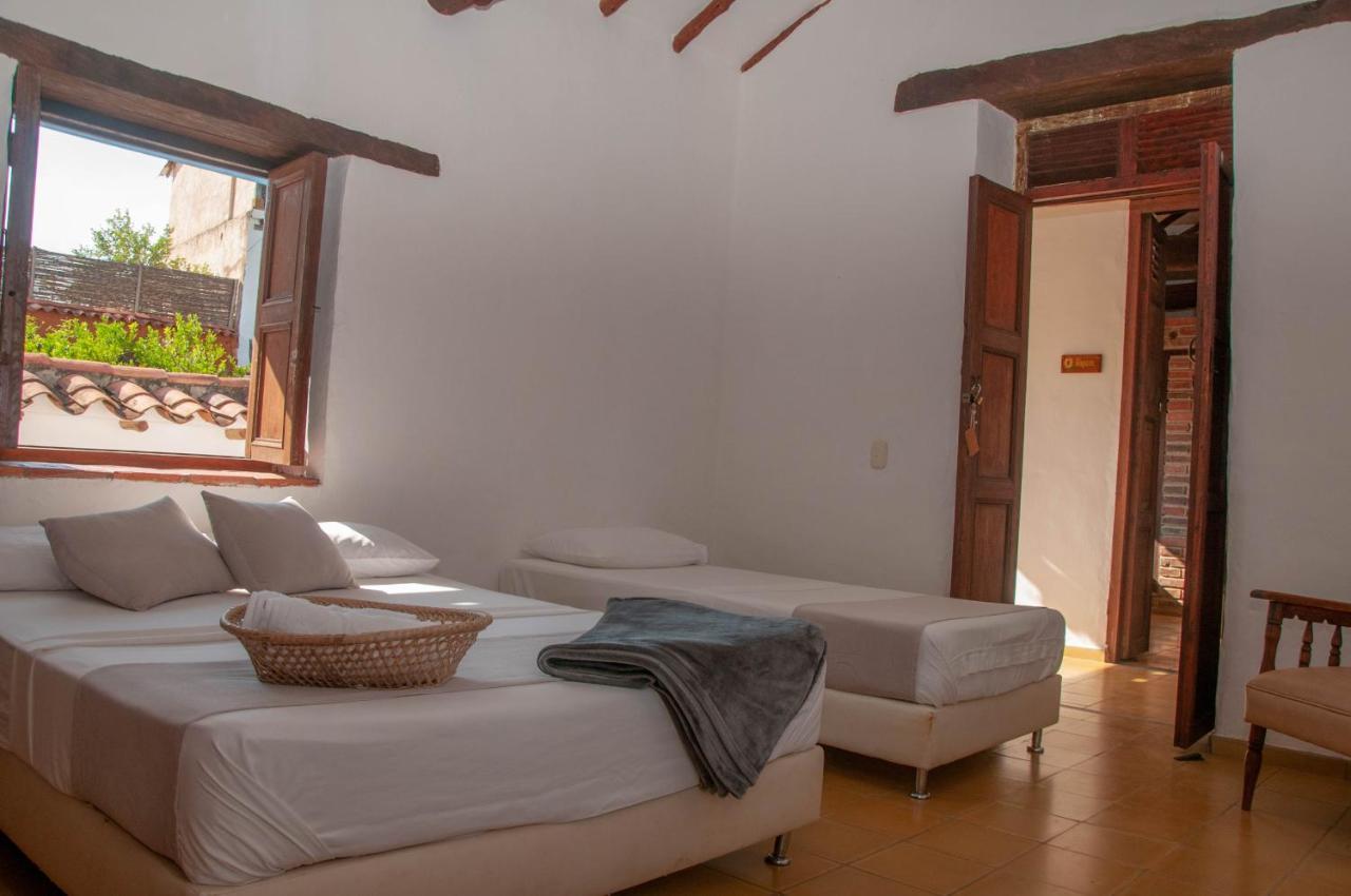 La Juanita Hostel Barichara Eksteriør billede