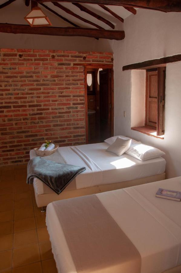 La Juanita Hostel Barichara Eksteriør billede